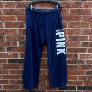 Victoria's Secret PINK Navy Boyfriend Sweatpants